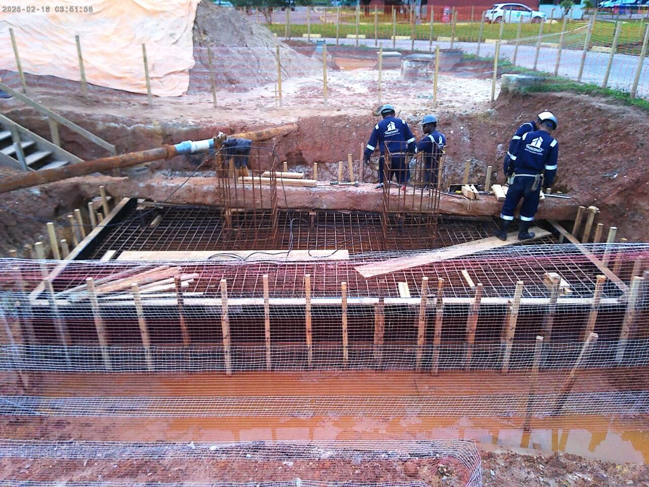Equipe técnica da Proconst acompanhando obra em Itajaí/SC